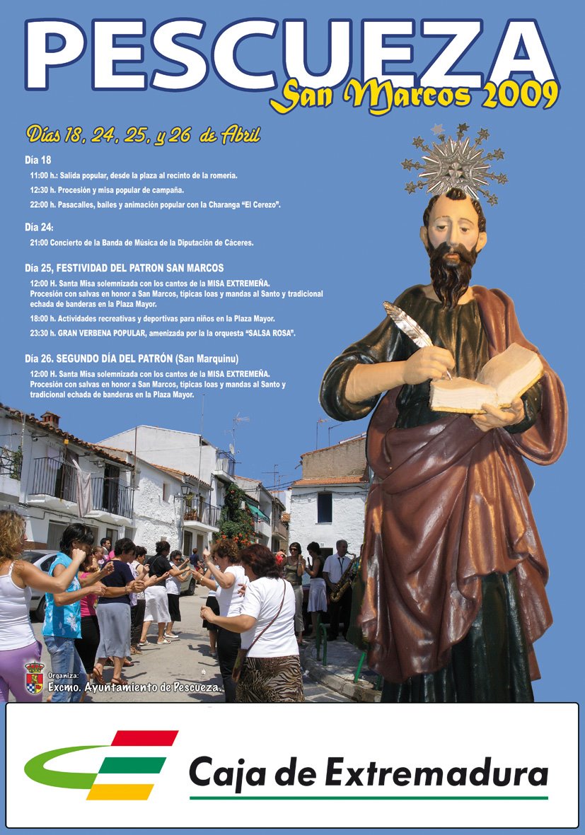 Fiestas en honor a San Marcos 2009 Pescueza